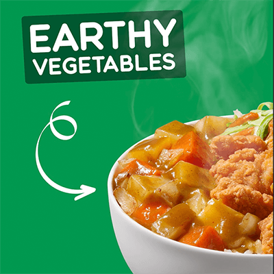 Earthy Vegetables - Japanese Curry Chicken