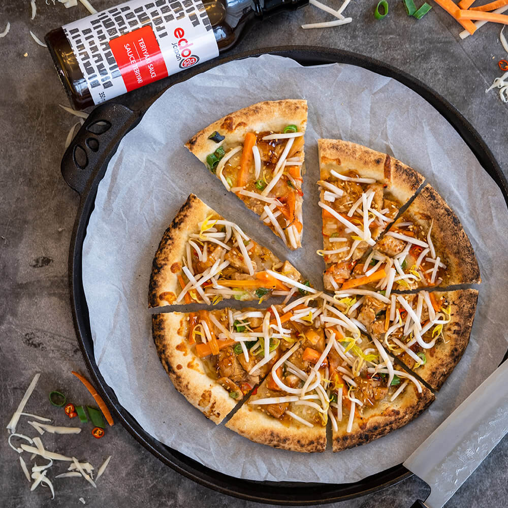 @CookingWithCarby Chicken Teriyaki Pizza
