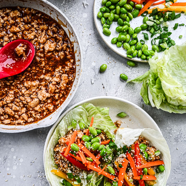 @MealPlanAddict Chicken Teriyaki Lettuce Wraps