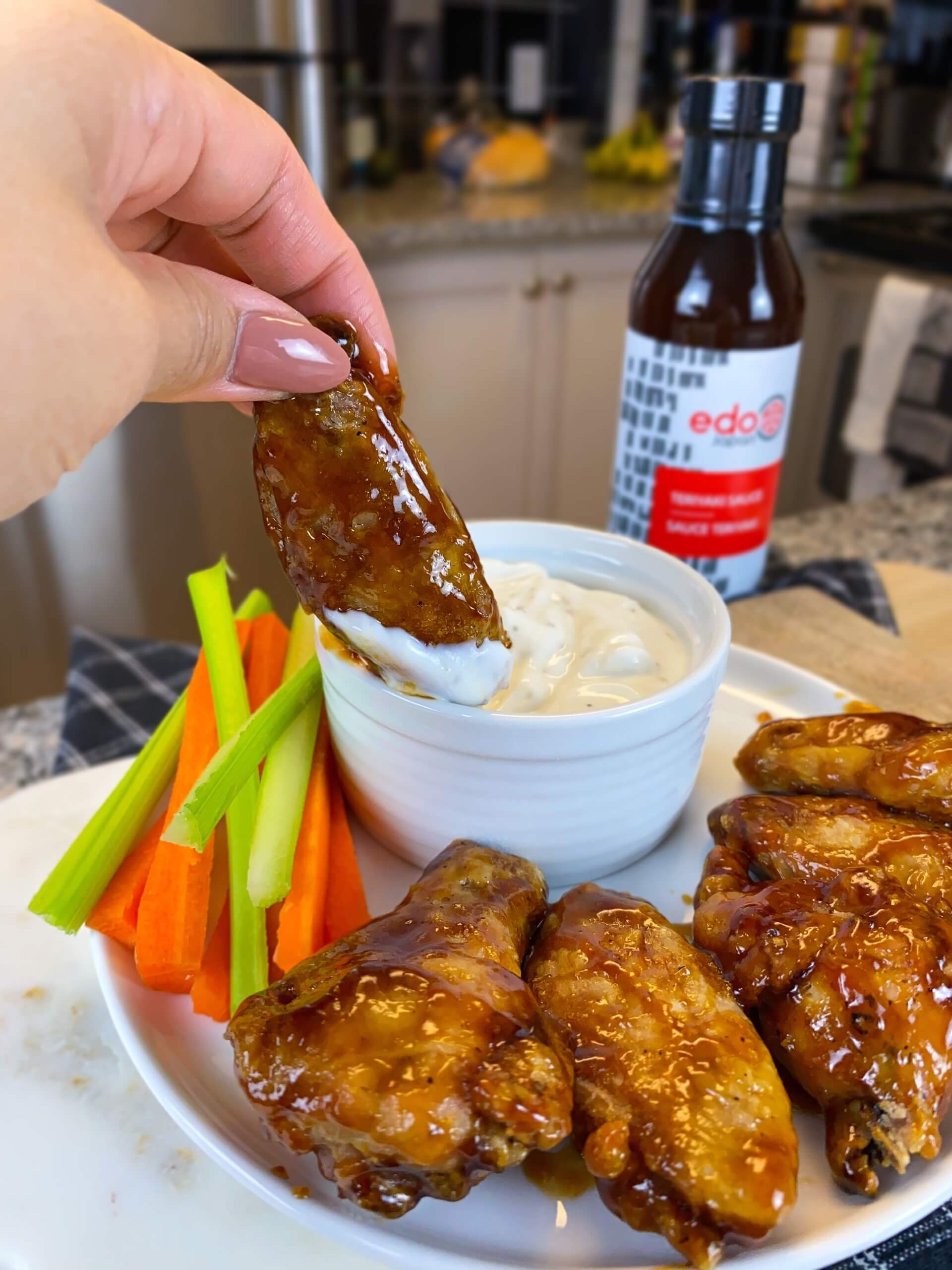 @T.Foodie_Blog Teriyaki Chicken Wings