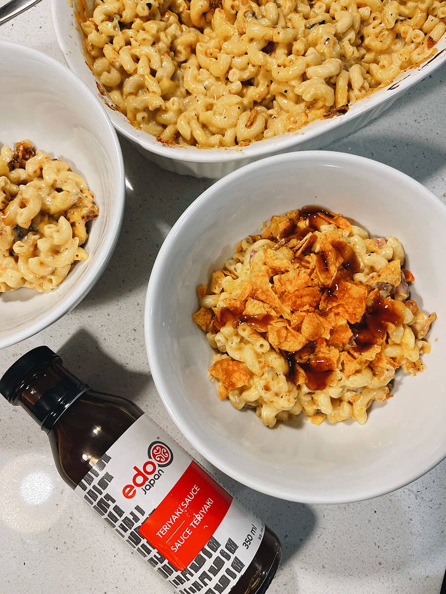 @wpgeats Teriyaki Bacon Mac and Cheese