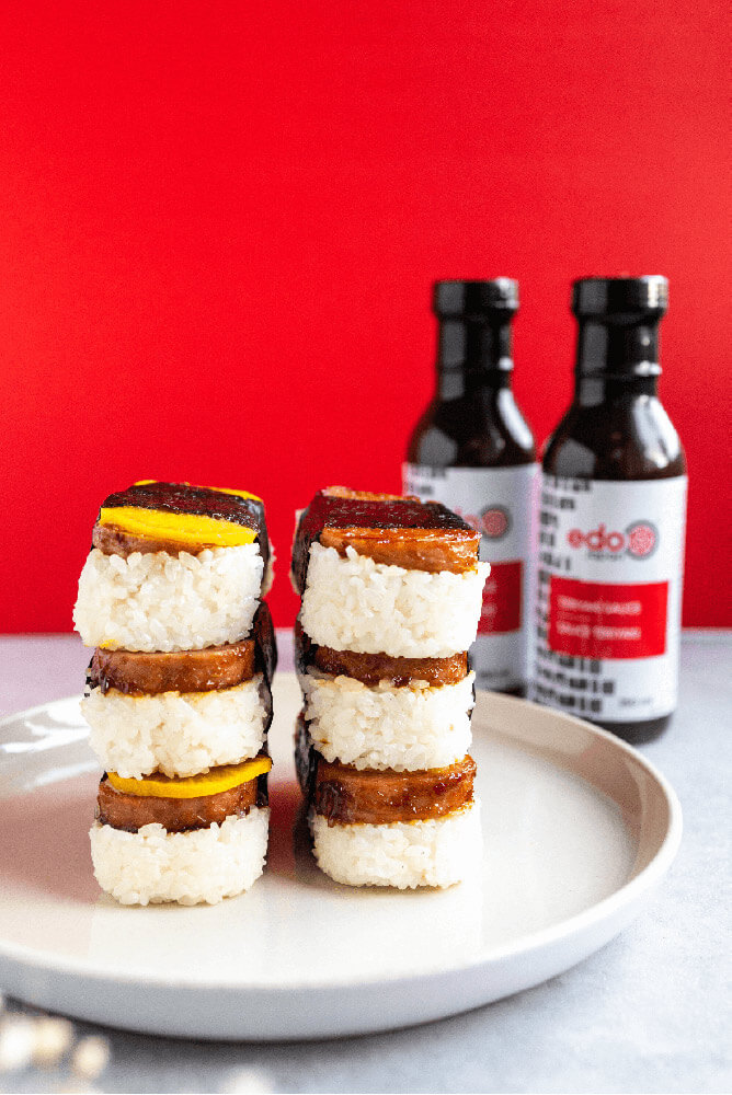 @CookingWithChow Teriyaki Spam Musubi