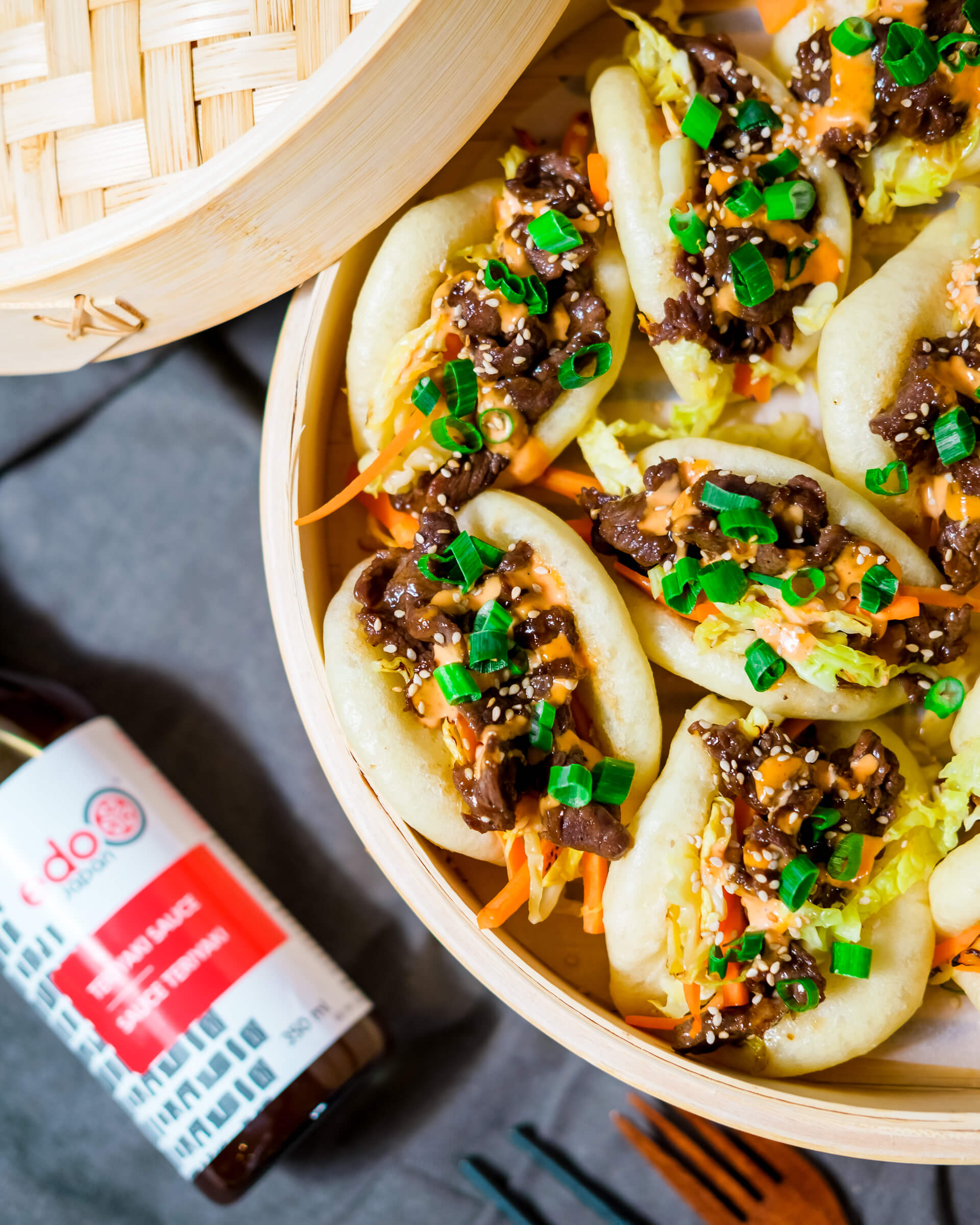 Teriyaki Beef Bao Buns – Cooking with Carby